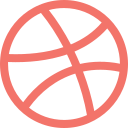 Dribbble,Social media,Ball,Social,Logo ok 